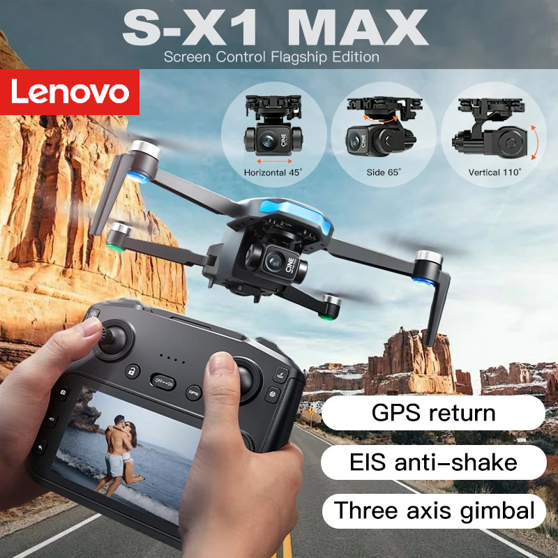 Drone Kit Fpv - Lenovo GPS S-X1 Drone Three-axis gimbal