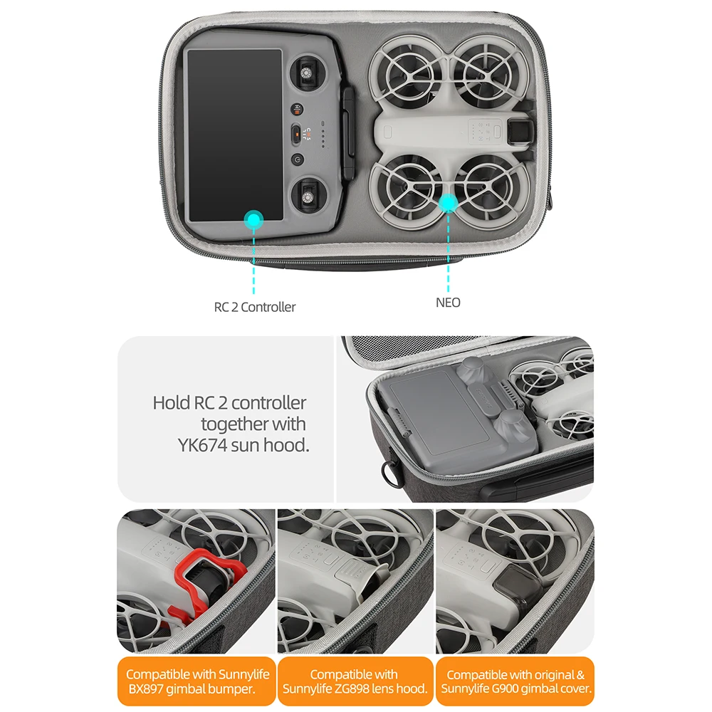 For DJI NEO RC 2 Remote Contro - مراجعة Drone Kit Beginner وسعره