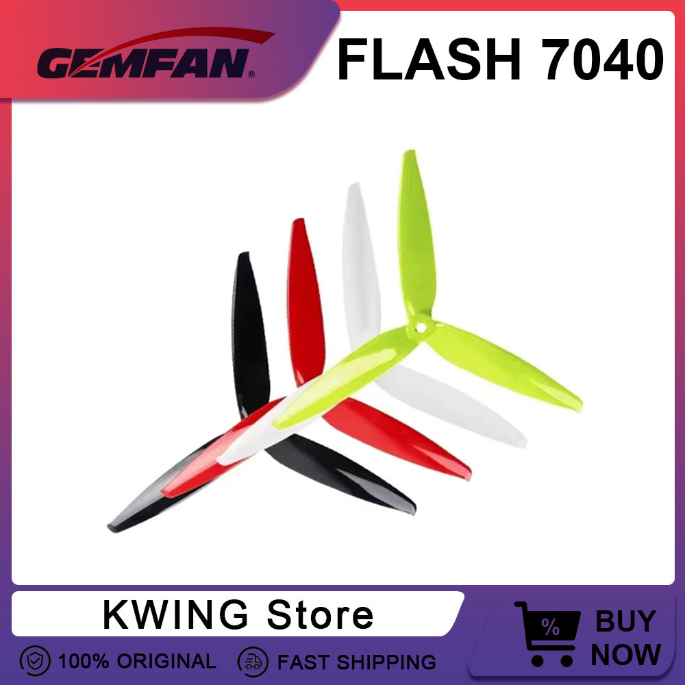 4Pairs / 6Pairs Gemfan Flash 7 - مراجعة Drone Kit Long Range وسعره