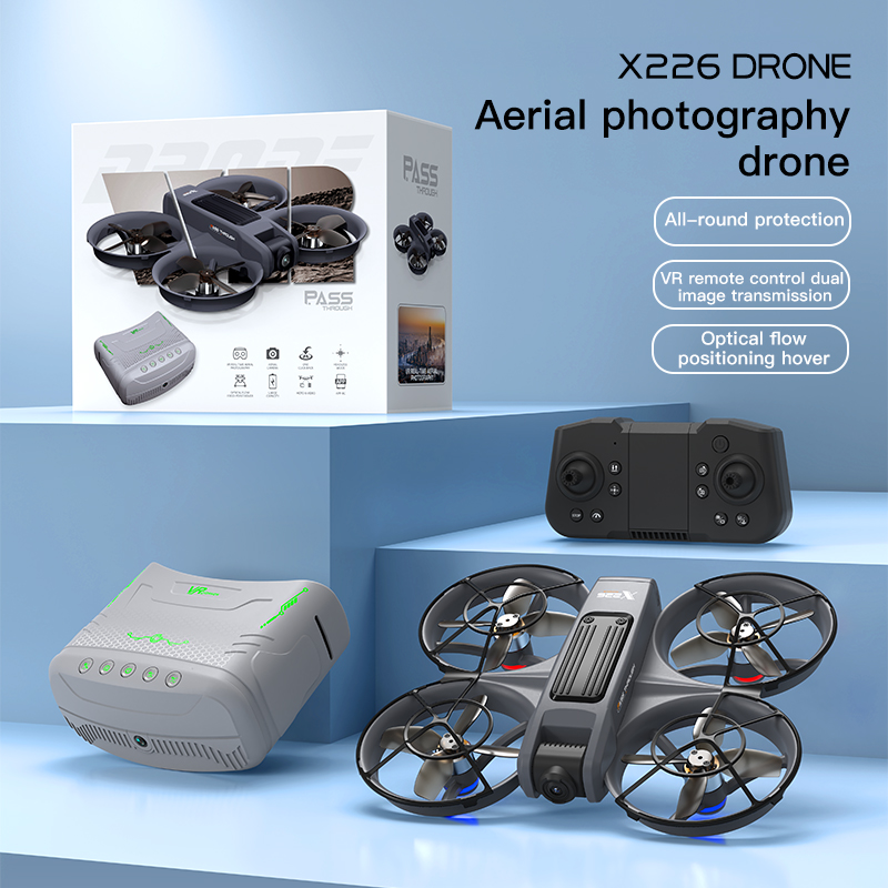 X226 VR FPV Drone 4K HD Dual C - مراجعة Drone Kit With Camera وسعره
