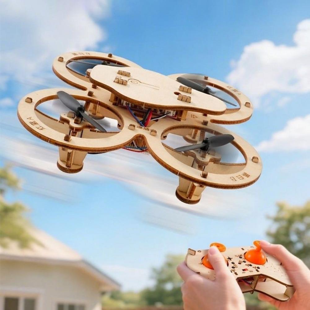 Rc Drone Toy Wooden Drone Puzz - مراجعة Drone Kit Beginner وسعره