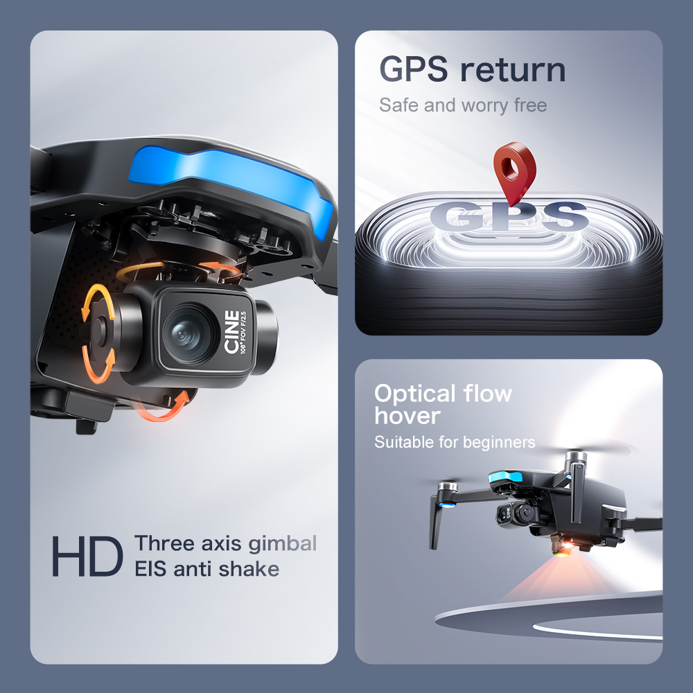 Lenovo GPS S-X1 Drone Three-ax - مراجعة Drone Kit Fpv وسعره