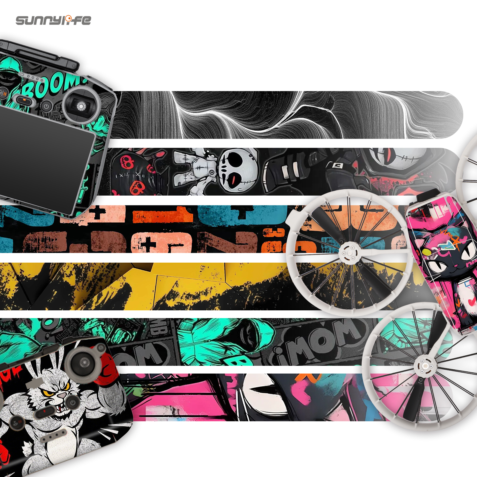 Sunnylife Sticker Kit for DJI  - مراجعة Drone Kit Waterproof وسعره