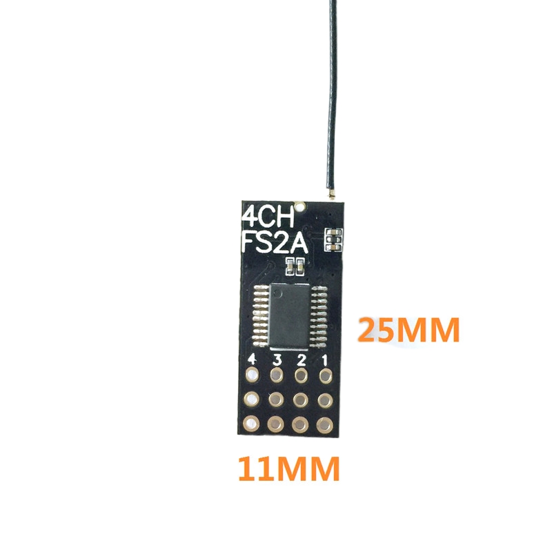 Flysky FS2A Mini Receiver 4CH  - مراجعة Drone Kit Long Range وسعره