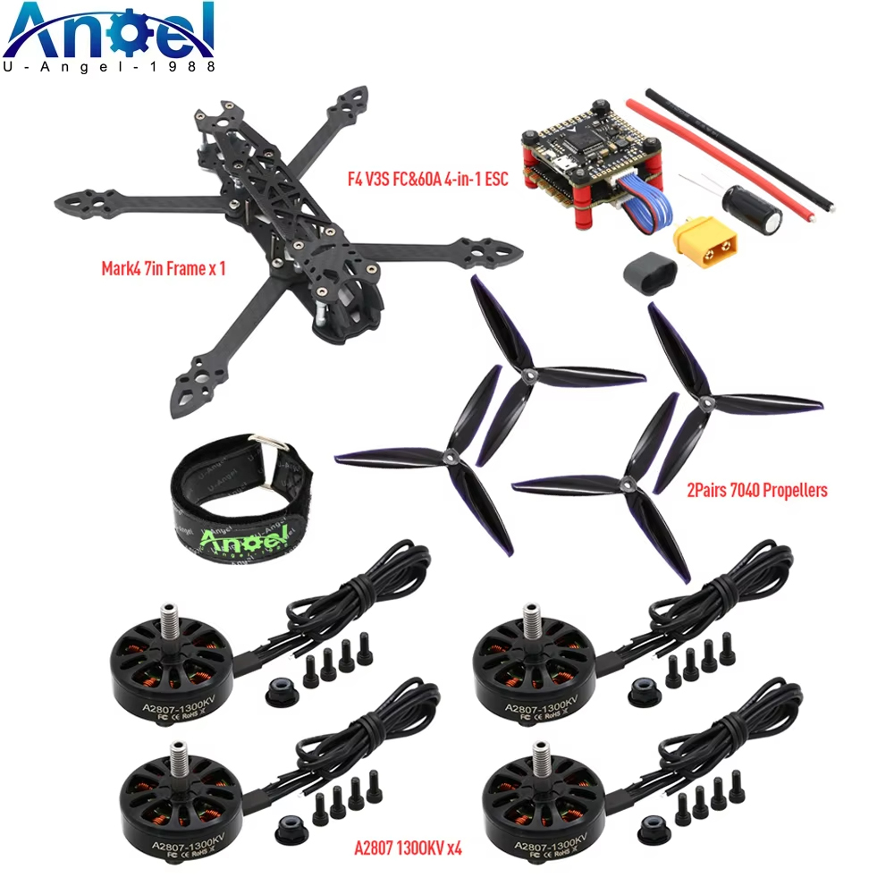 Mark4 Mark 4 7inch 295mm FPV F - مراجعة Drone Kit With Camera وسعره