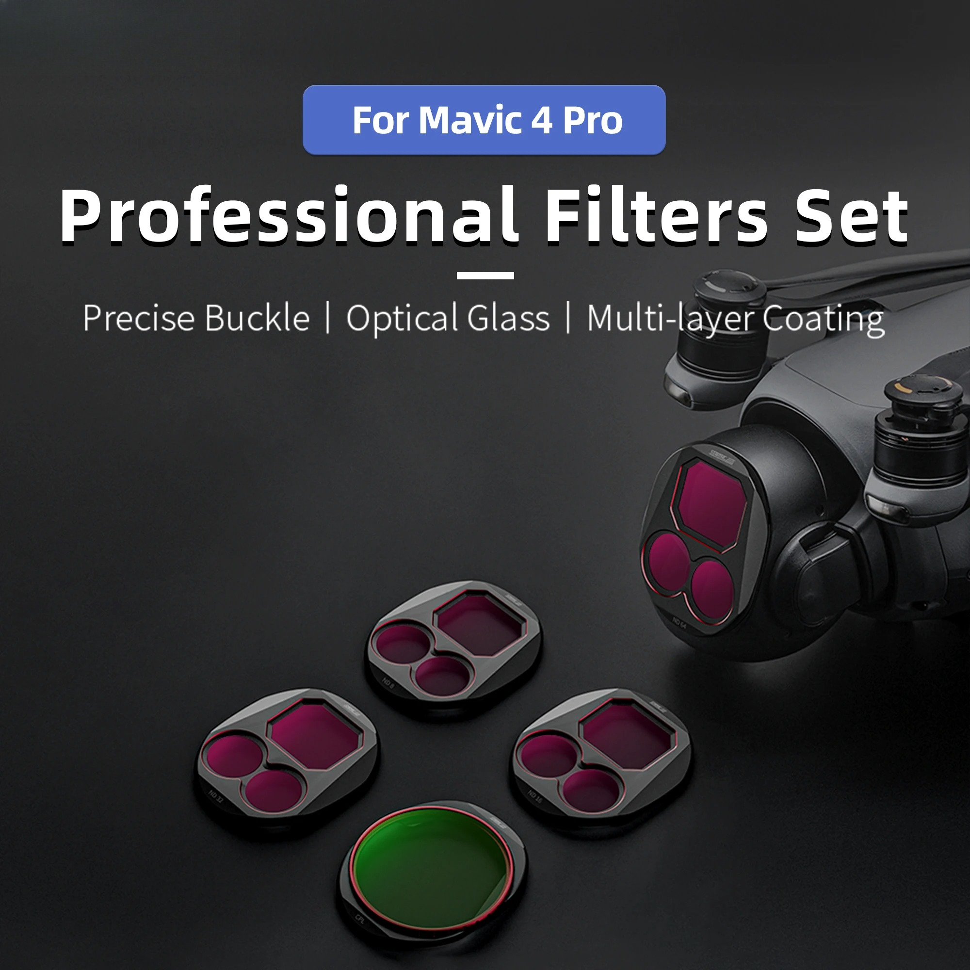 4Pcs Drone Camera ND Filters S - مراجعة Drone Kit Waterproof وسعره