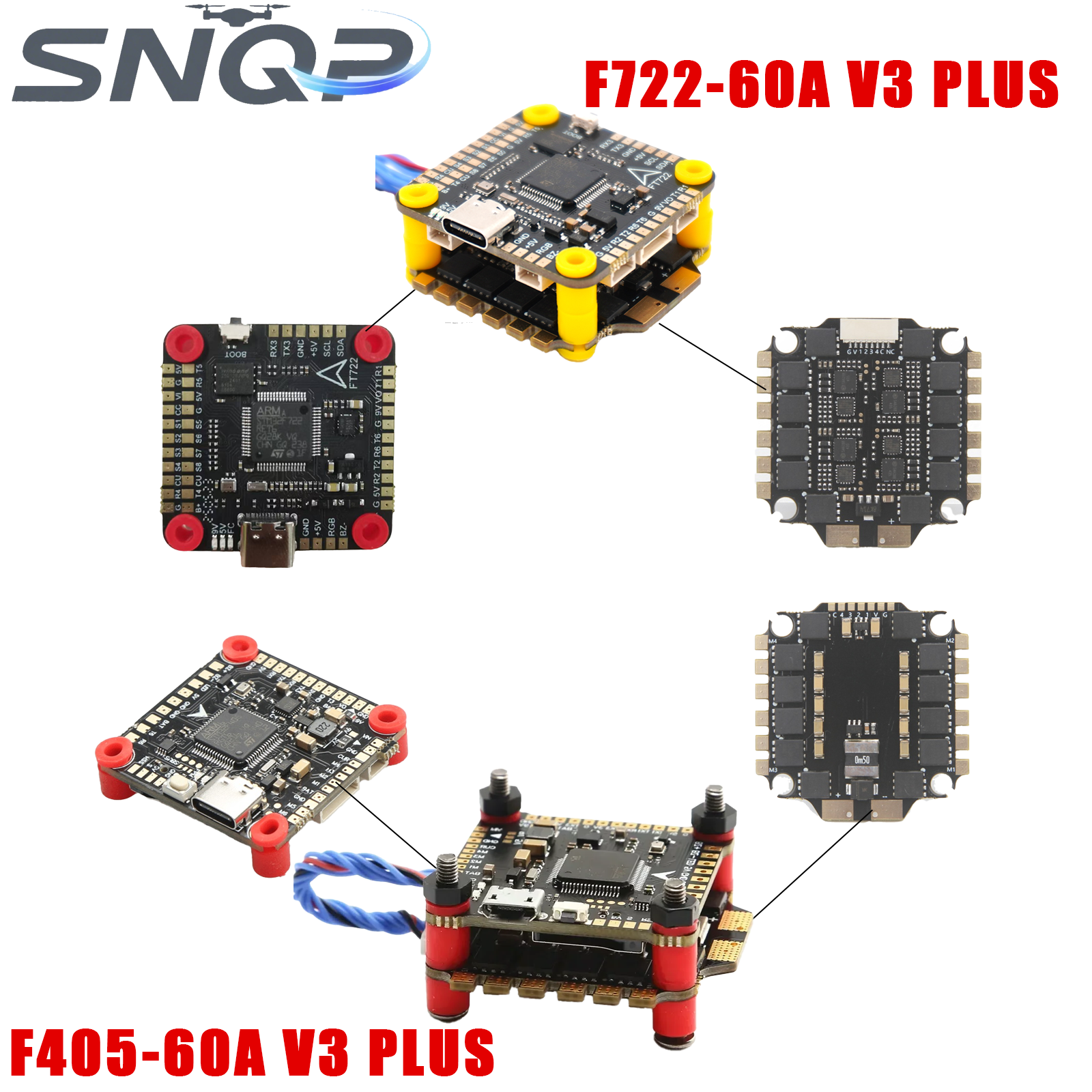 F405/F722 Triple Flight Contro - مراجعة Drone Kit Racing وسعره