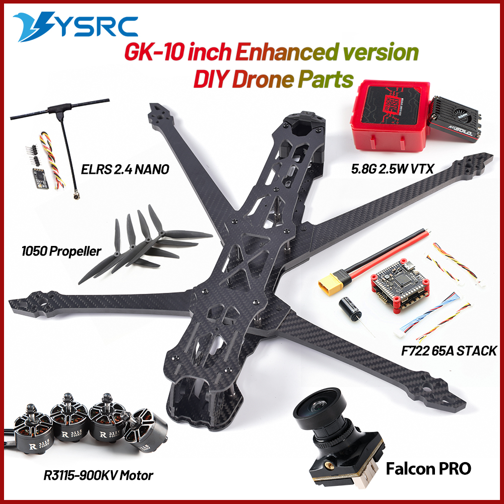 GK-V3 10 inch 435mm Wheelbase  - مراجعة Drone Kit Fpv وسعره