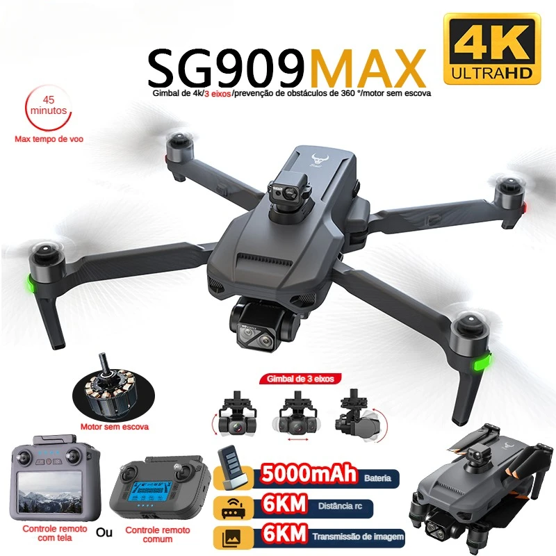 ZLL SG909 SG909MAX Professiona - مراجعة Drone Kit Professional وسعره